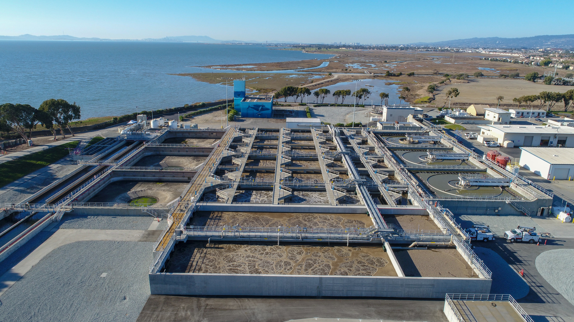 An aerial view of the Oro Loma plant.