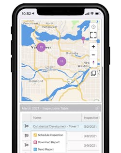 Custom-built applications allow users to report their activities and inspections instantly and automatically.