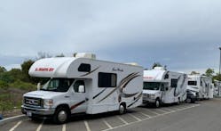 Each employee was supplied with their own private RV for lodging in the plant&rsquo;s parking lot.