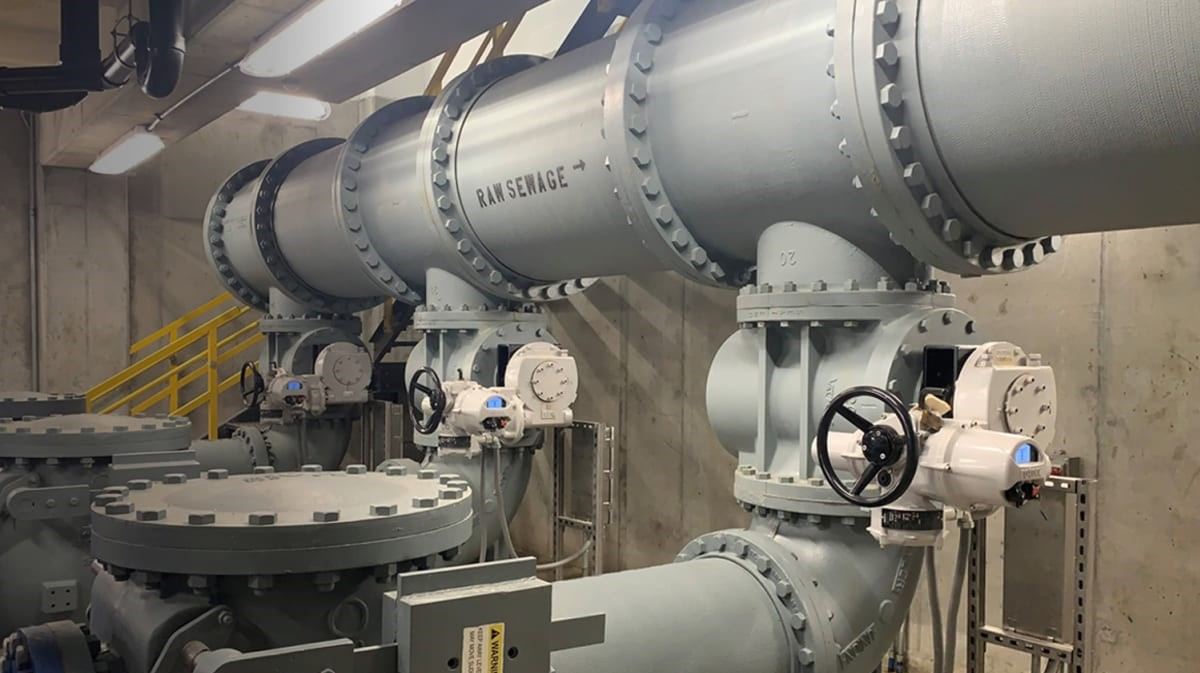 The IQ actuators on-site at East Lansing.