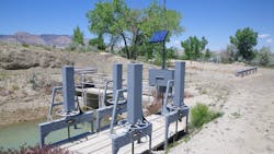The Huntington Cleveland Canal, an Emery County project in Utah. The Huntington Cleveland Canal, an Emery County project in Utah.
