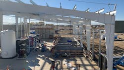 Construction of the plant is expected to be complete in April 2022. Construction of the plant is expected to be complete in April 2022.