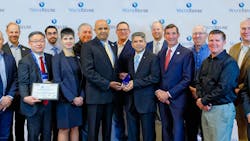 The Transformational Innovation Award recognized Carollo, Yokogawa Electric Corporation, LVMWD, the National Water Research Institute, Metropolitan Water District, U.S. Bureau of Reclamation, and IOSight.