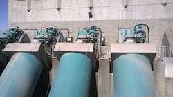 Internalift screw pumps installed at the Sutter Primary Treatment plant located in Modesto, Calif. Internalift screw pumps installed at the Sutter Primary Treatment plant located in Modesto, Calif.