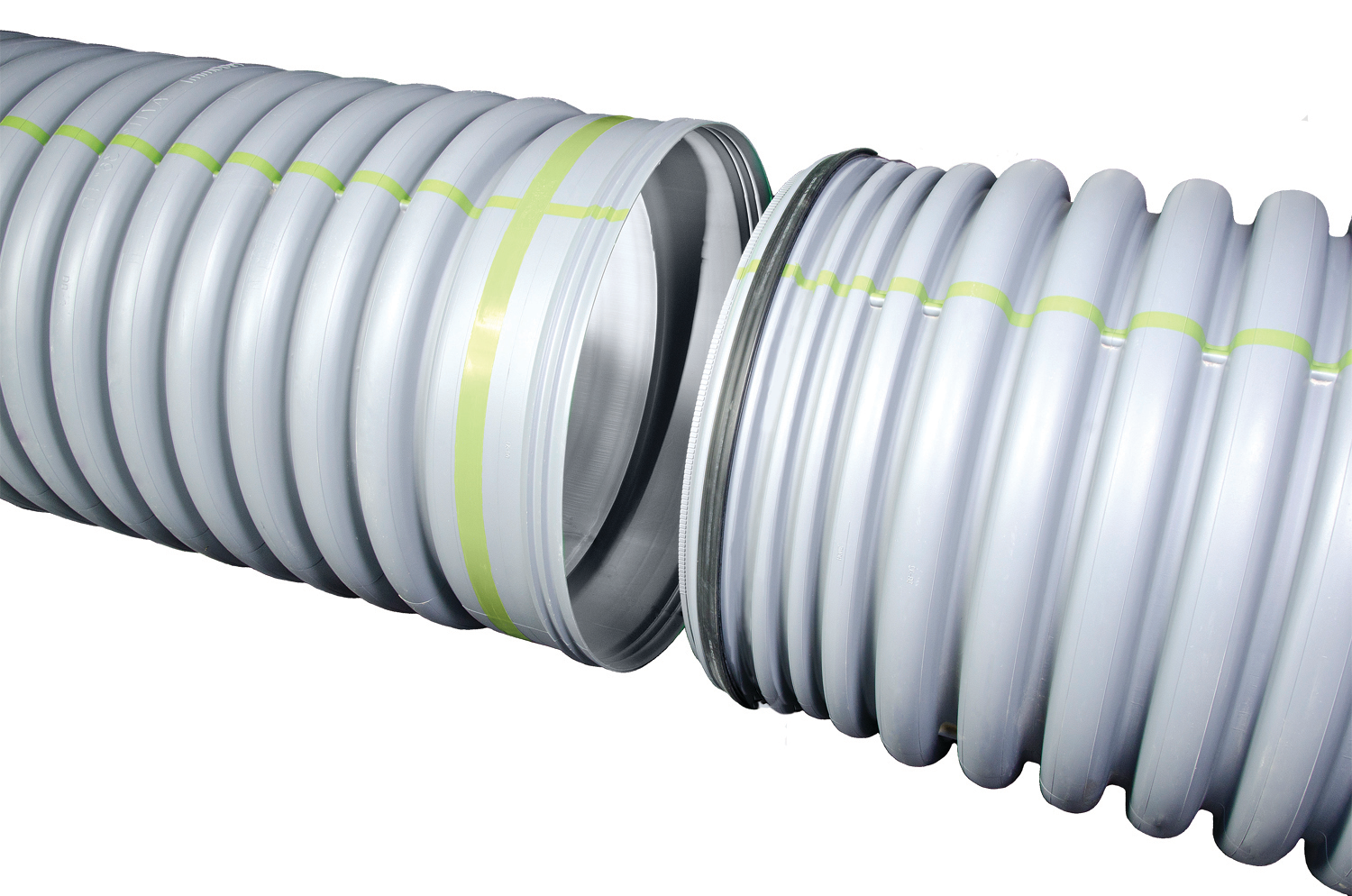 The HP Storm pipe features advanced polypropylene resin technology and a dual-wall profile design for high performance and increased stiffness.