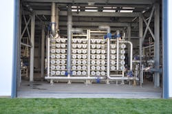 The City of Santa Monica plans to retrofit its existing reverse osmosis system with flow reversal RO system to increase production efficiency. The City of Santa Monica plans to retrofit its existing reverse osmosis system with flow reversal RO system to increase production efficiency.