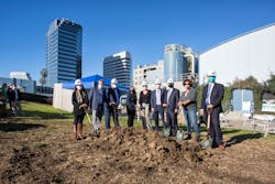 Santa Monica officials broke ground in January 2022 on a project to expand the city’s Arcadia Water Treatment Plant and to restore its Olympic Well Field. Santa Monica officials broke ground in January 2022 on a project to expand the city’s Arcadia Water Treatment Plant and to restore its Olympic Well Field.