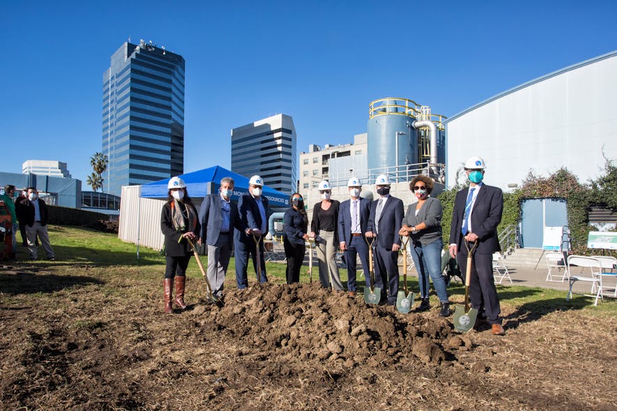 Santa Monica officials broke ground in January 2022 on a project to expand the city&rsquo;s Arcadia Water Treatment Plant and to restore its Olympic Well Field.