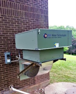 PAX's system uses the water tank as a reaction vessel to enhance the volatilization of THM compounds and move them out of the tank with aggressive ventilation. PAX's system uses the water tank as a reaction vessel to enhance the volatilization of THM compounds and move them out of the tank with aggressive ventilation.