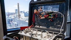 The user-friendly unit, which weighs less than 10 kilograms and does not require the use of filters, can be powered by a small, portable solar panel. The user-friendly unit, which weighs less than 10 kilograms and does not require the use of filters, can be powered by a small, portable solar panel.