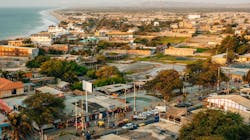 The village of Mancora, in EPS Grau's service region of Piura. The village of Mancora, in EPS Grau's service region of Piura.