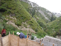 Work is already underway on the water system’s collection point, which includes its own storage tank and pump station. Work is already underway on the water system’s collection point, which includes its own storage tank and pump station.