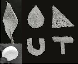 The water-capturing film can easily be molded into many different shapes. The water-capturing film can easily be molded into many different shapes.