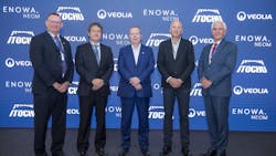 Located in OXAGON and aiming to produce its early water in 2024, the plant will use a high-recovery reverse osmosis process producing separate, highly concentrated, brine streams in addition to desalinated water Located in OXAGON and aiming to produce its early water in 2024, the plant will use a high-recovery reverse osmosis process producing separate, highly concentrated, brine streams in addition to desalinated water