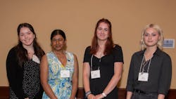 Liberty Scholarship (l-r): Liberty New York Water, in partnership with the New York chapter of the National Association of Water Companies, awarded scholarships to Taina Nieves, Rayann Ramatour, Rochelle Daniels, and Stella Kasprzyk. Missing from photo: Emma Alexander and Sela Lewis. Liberty Scholarship (l-r): Liberty New York Water, in partnership with the New York chapter of the National Association of Water Companies, awarded scholarships to Taina Nieves, Rayann Ramatour, Rochelle Daniels, and Stella Kasprzyk. Missing from photo: Emma Alexander and Sela Lewis.