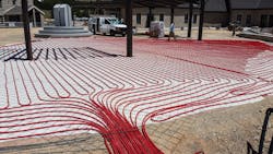 More than 40,000 feet of REHAU RAUPEX pipe was used for the SIM system at the Utah Heritage Park. More than 40,000 feet of REHAU RAUPEX pipe was used for the SIM system at the Utah Heritage Park.