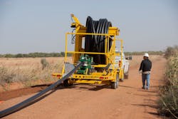 Nearly eight miles of HDPE PE4710 pipe was used to rebuild the potable lines for three rural Texas communities. Nearly eight miles of HDPE PE4710 pipe was used to rebuild the potable lines for three rural Texas communities.