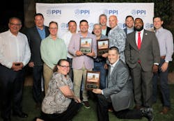 The team that brought water back to rural Texas celebrates winning the Project of the Year for PPI’s Municipal & Industrial Division. The team that brought water back to rural Texas celebrates winning the Project of the Year for PPI’s Municipal & Industrial Division.