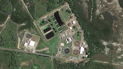 The site of the water recycling facility. The site of the water recycling facility.