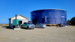 The Town of Samoa’s extensive infrastructure revitalization efforts included a new package booster pump station for potable water distribution. The Town of Samoa’s extensive infrastructure revitalization efforts included a new package booster pump station for potable water distribution.