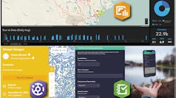 Citizens can use Know Your River dashboard (top), Open Data library (bottom left), and Survey123 applications (bottom right) to view, download, and upload data in an integrated system.