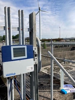 Installation of trial technology at Welsh Water’s Nash treatment works Installation of trial technology at Welsh Water’s Nash treatment works