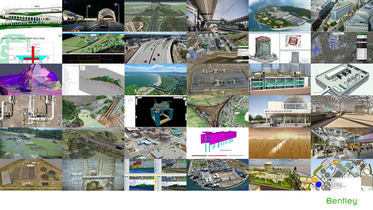 Images of the finalists in the 2022 Going Digital Awards in Infrastructure.
