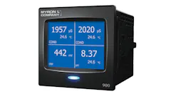 The 900 Series Monitor can show from one to four of its inputs simultaneously, or constantly cycle through a series of single measurements.