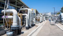 The Charles E. Meyer Desalination Plant in Santa Barbara, Calif. helps improve water reliability and resiliency for the city during drought years. The Charles E. Meyer Desalination Plant in Santa Barbara, Calif. helps improve water reliability and resiliency for the city during drought years.