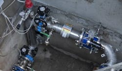 The lighter weight and smaller size of polymer PRVs (such as NeoFlow from GF Piping Systems) make them easier to install in tight spaces. A NeoFlow valve takes 40% less time to install than a standard metal PRV. The lighter weight and smaller size of polymer PRVs (such as NeoFlow from GF Piping Systems) make them easier to install in tight spaces. A NeoFlow valve takes 40% less time to install than a standard metal PRV.