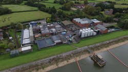 The former water treatment center at Durleigh before the £50 million refurbishment project. The former water treatment center at Durleigh before the £50 million refurbishment project.