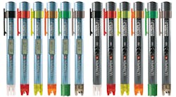 Pocket testers from Myron L&circledR; Company measure a variety of water parameters.