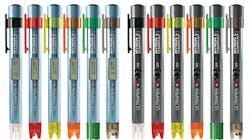 Pocket testers from Myron L® Company measure a variety of water parameters. Pocket testers from Myron L® Company measure a variety of water parameters.