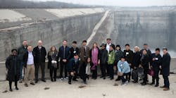 The delegation visited the McCook Reservoir Stage 1, which can capture 3.5 billion gallons of water, protecting local water resources and communities from flooding.