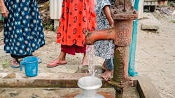 This arsenic-contaminated tube well in Bangladesh is used for drinking and other household purposes. This arsenic-contaminated tube well in Bangladesh is used for drinking and other household purposes.