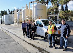 Ken Tcheng (far left) and the Sunny Slope Water Company team. Ken Tcheng (far left) and the Sunny Slope Water Company team.