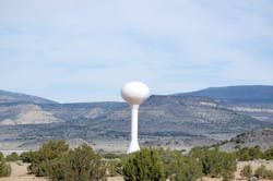 One weakness of the water tower is that its water can only flow to areas of lower elevation than the tower itself, so its use may be limited in hilly regions.