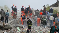 Disaster recovery efforts following a previous earthquake in Turkey. Disaster recovery efforts following a previous earthquake in Turkey.