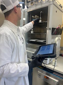 Lab analysts take samples throughout the city to test for THMs, total coliform, E. coli, chlorine and flouride. Lab analysts take samples throughout the city to test for THMs, total coliform, E. coli, chlorine and flouride.