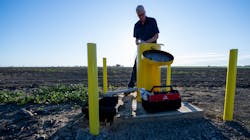 Aaron Cuthbertson, engineering geologist with the California Department of Water Resources, measures groundwater levels in Yolo County. Aaron Cuthbertson, engineering geologist with the California Department of Water Resources, measures groundwater levels in Yolo County.