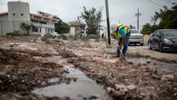 In 2017, Hurricane Irma brought 170-mile-per-hour winds to the Turks and Caisos Islands, causing damage to 90 percent of properties. Provo Water Company lost nearly 3 million gallons of water, which amounted to 50 percent of its stored water reserves, and it was forced to cut water to the surrounding community to repressurize the system. In 2017, Hurricane Irma brought 170-mile-per-hour winds to the Turks and Caisos Islands, causing damage to 90 percent of properties. Provo Water Company lost nearly 3 million gallons of water, which amounted to 50 percent of its stored water reserves, and it was forced to cut water to the surrounding community to repressurize the system.