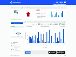 With the EyeOnWater platform, customers can create an account to view their own usage patterns, set up alarms and receive notifications for consumption that falls outside of their normal range direct from the utility. With the EyeOnWater platform, customers can create an account to view their own usage patterns, set up alarms and receive notifications for consumption that falls outside of their normal range direct from the utility.