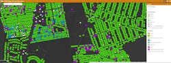 A detailed view of the LCRR inventory, shown through GIS. A detailed view of the LCRR inventory, shown through GIS.