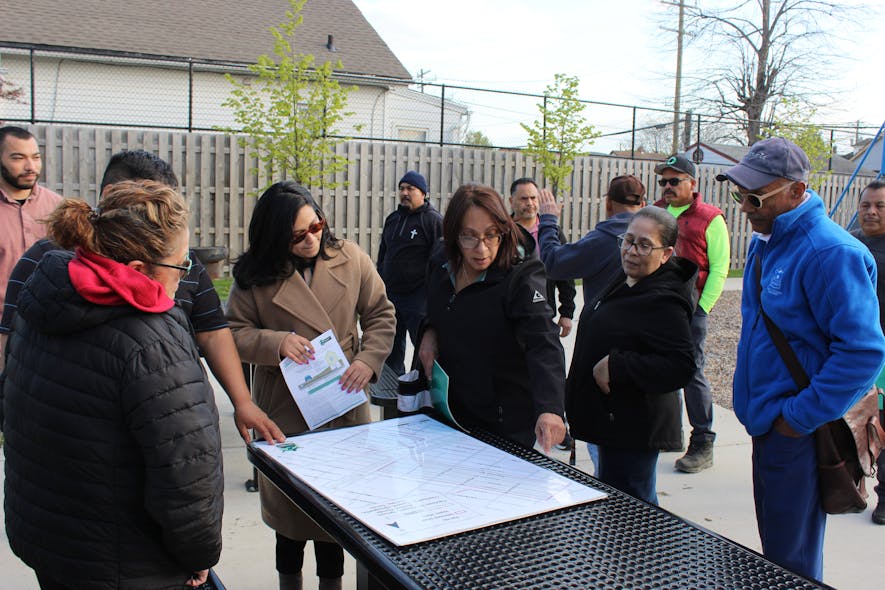 DWSD worked with residents to ensure they understood and cooperated with pipe replacement efforts.