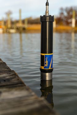 The Aqua TROLL 800 holds six sensors and an automatic antifouling wiper for long-term continuous monitoring and spot checking in multiple water environments.