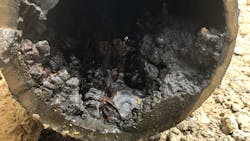 The reality of pipe excavation. The reality of pipe excavation.