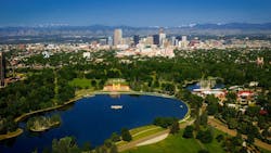 The City of Denver, Colorado. The City of Denver, Colorado.