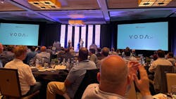 VODA.ai accepts the Best Smart Water Solution award during Smart Water Summit 22. VODA.ai accepts the Best Smart Water Solution award during Smart Water Summit 22.