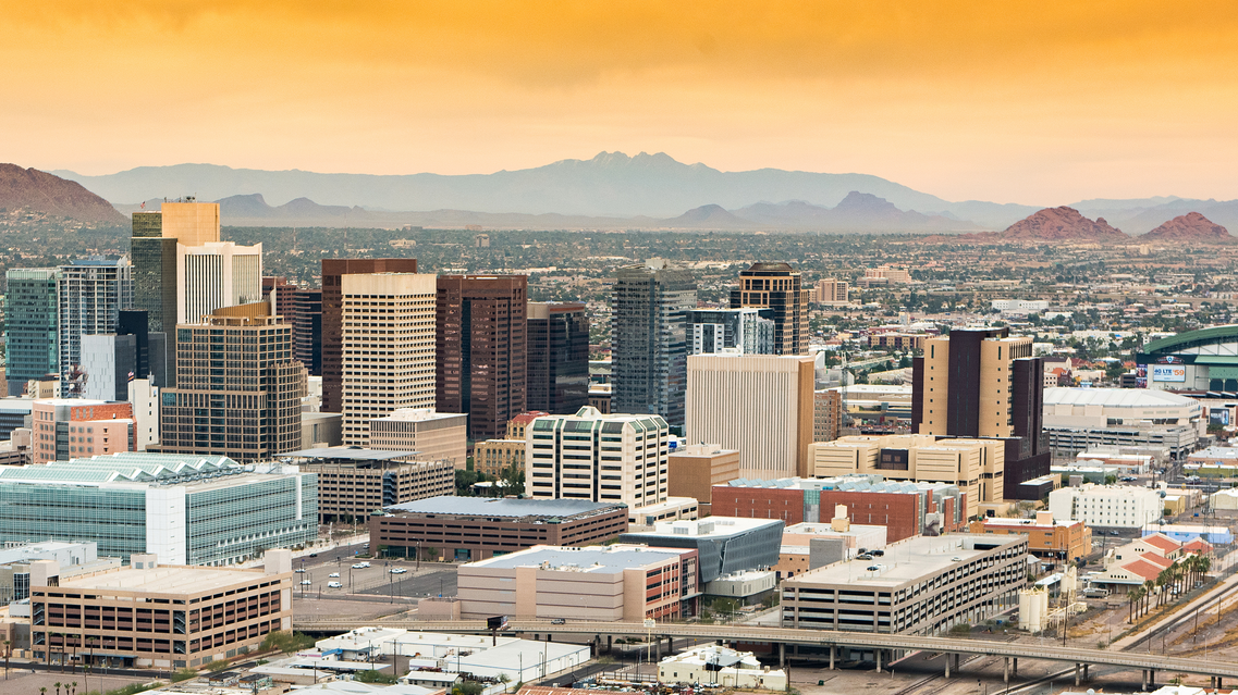 Downtown Phoenix, Arizona.