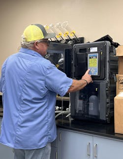 Entering lab data, replacing typical bench sheets. Entering lab data, replacing typical bench sheets.